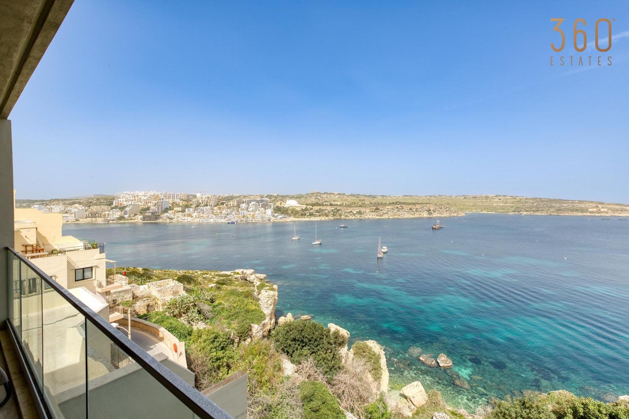 Designer 2Br Home With Stunning Views In St Pauls By 360 Estates San Pawl il-Baħar Zewnętrze zdjęcie